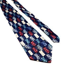 Mario Ferrari Mens Dress Tie Business Shirt Accessory Silk Dad Gift USA Made